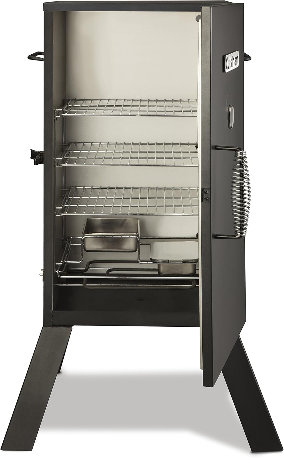 30" Electric Smoker, 3 Adjustable Racks, Large Capacity BBQ Meat Smoker, Water & Wood Trays for Smoked Meat, Brisket, Salmon & Jerky, Adjustable Temperature Control - Image 7
