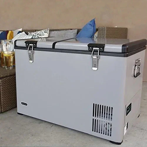 FM-65G 65 Quart Portable Refrigerator and Deep, AC 110V/ DC 12V, Real Chest Freezer for Car, Home, Camping, and RV with-8掳F to 50掳F Temperature Range, Gray, One Size - Image 6