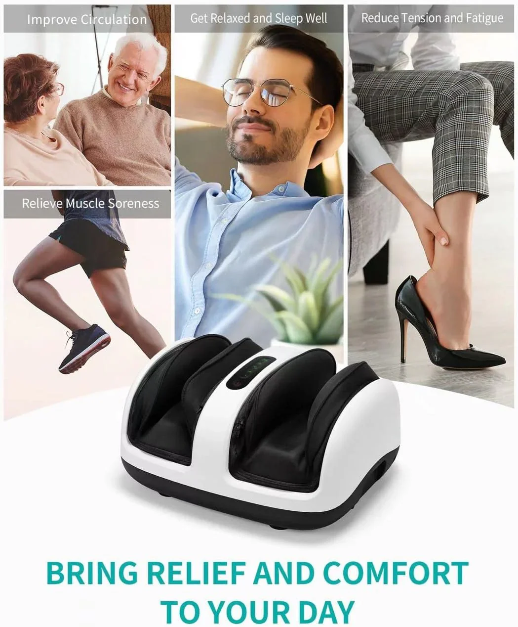 Foot Massager, Shiatsu Foot and Calf Massager - Image 7
