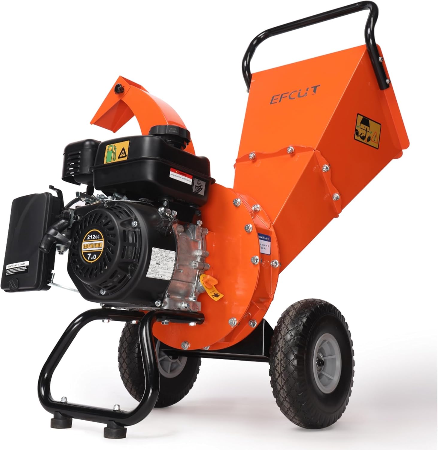 C40 Wood Chipper 4" inch Max Diameter Capacity 9 HP 274cc Gas Powered Engine Heavy Duty Shredder Mulcher - Image 7